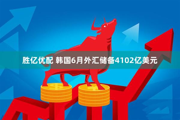 胜亿优配 韩国6月外汇储备4102亿美元