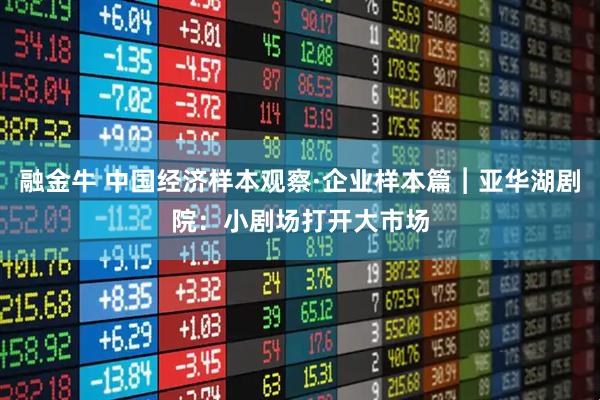 融金牛 中国经济样本观察·企业样本篇︱亚华湖剧院：小剧场打开大市场